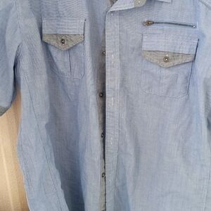Infringement button up shirt